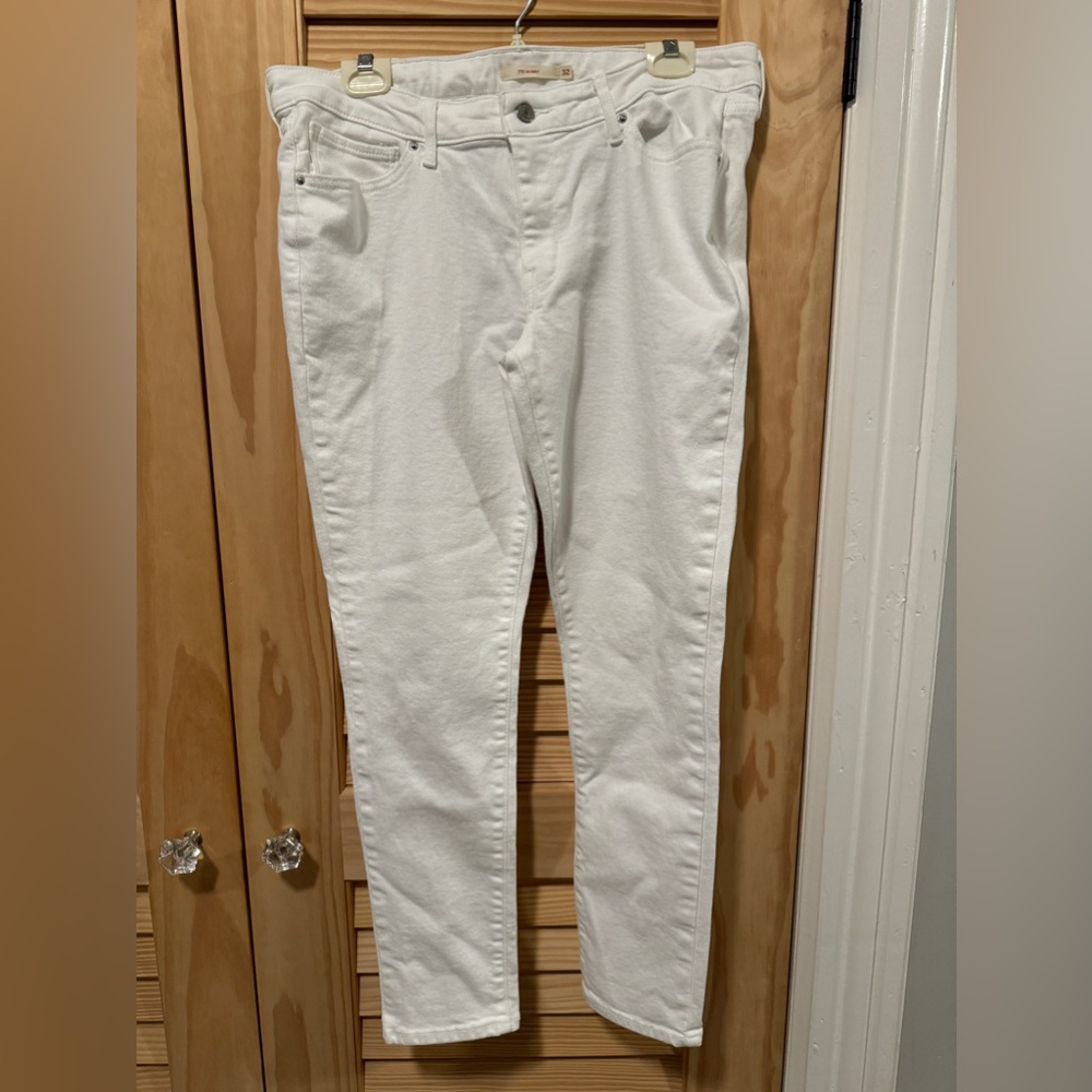 Levi’s 711 White Jeans, women’s